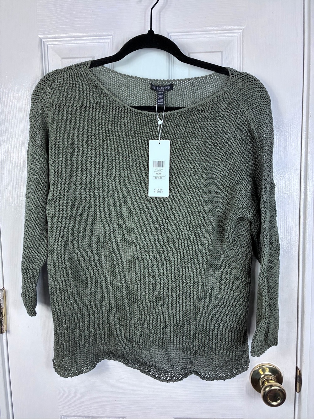 Eileen Fisher Knit Crewneck Pullover Top